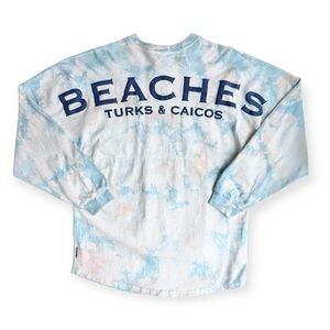 Spirit Jersey Turks & Caicos 100% Cotton Long Sleeve Shirt Sweatshirt Medium M